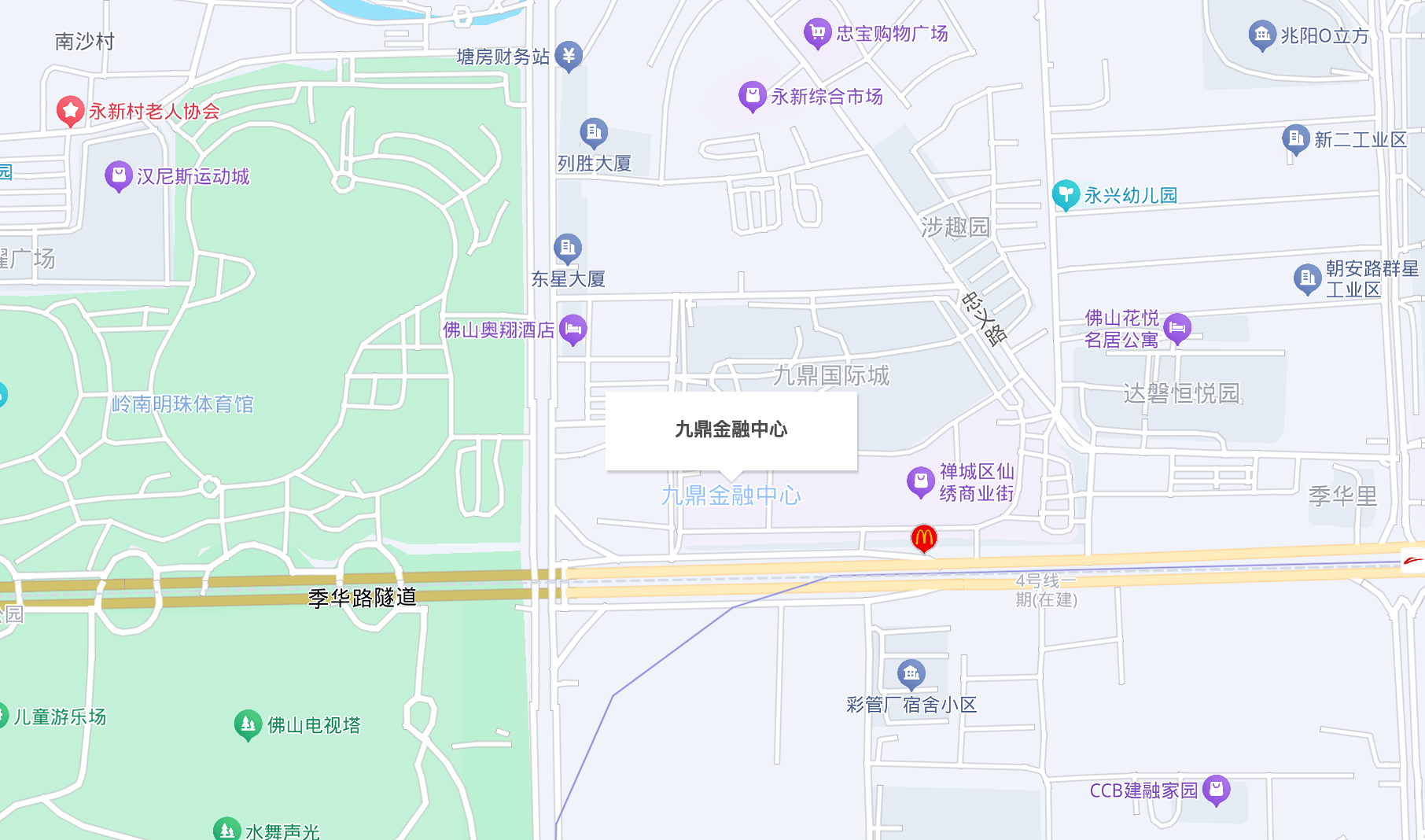 公司位置示意图